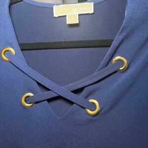 Blue Michael Kors Dress - Gold Hardware